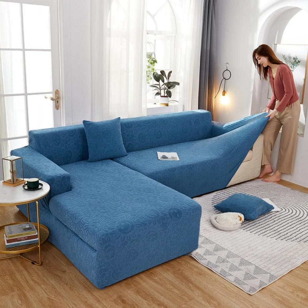 Seduta imbottita Copripoltrona elastico posti posti Copridivano blu