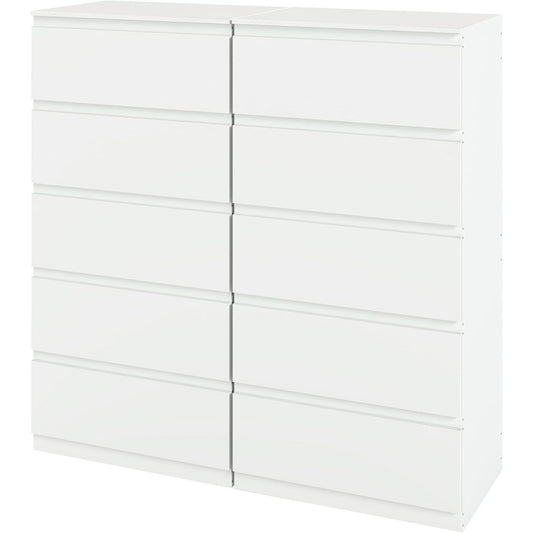 Credenza da soggiorno bianco con ante struttura in metallo