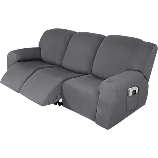 Seduta lounge regolabile reclinabile grigio chiaro